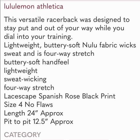Lululemon tank - Picture 3 of 3